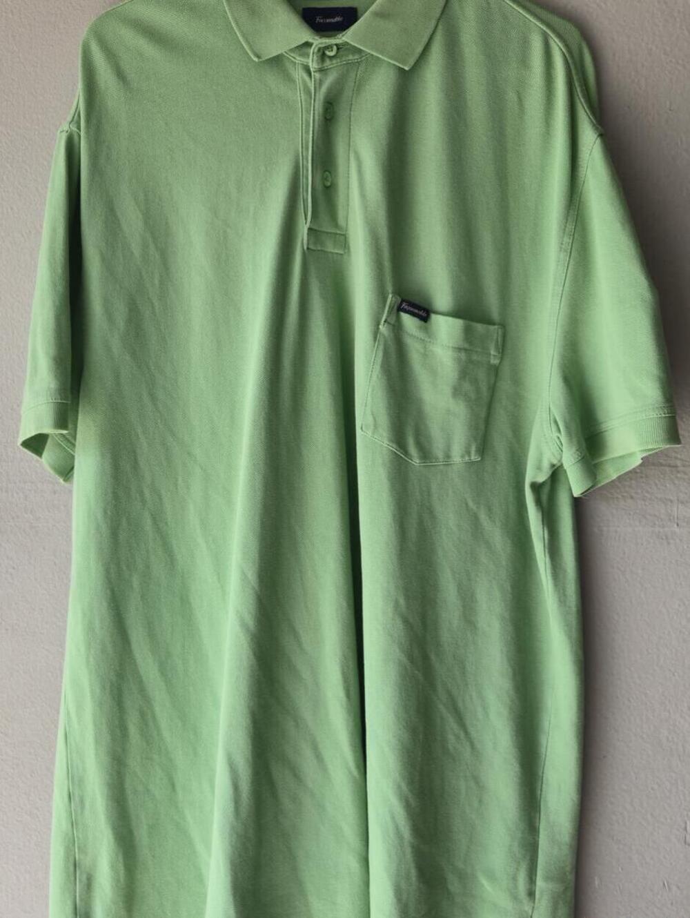 Façonnable Madison Men's Polo GREEN Shirt Size LARGE